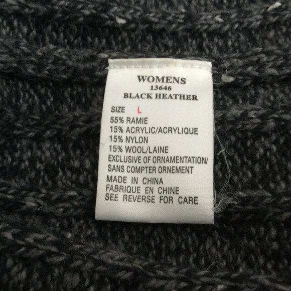 Woolrich Womens L Gray sweater - Picture 6 of 6
